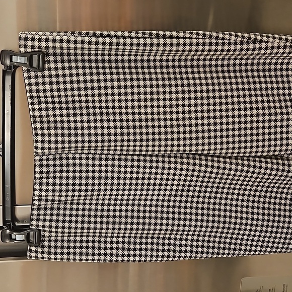 💕SANCTUARY💕 Straight Leg Pants ~ Black & White Hounstooth Print Small S NWOT - Picture 3 of 6